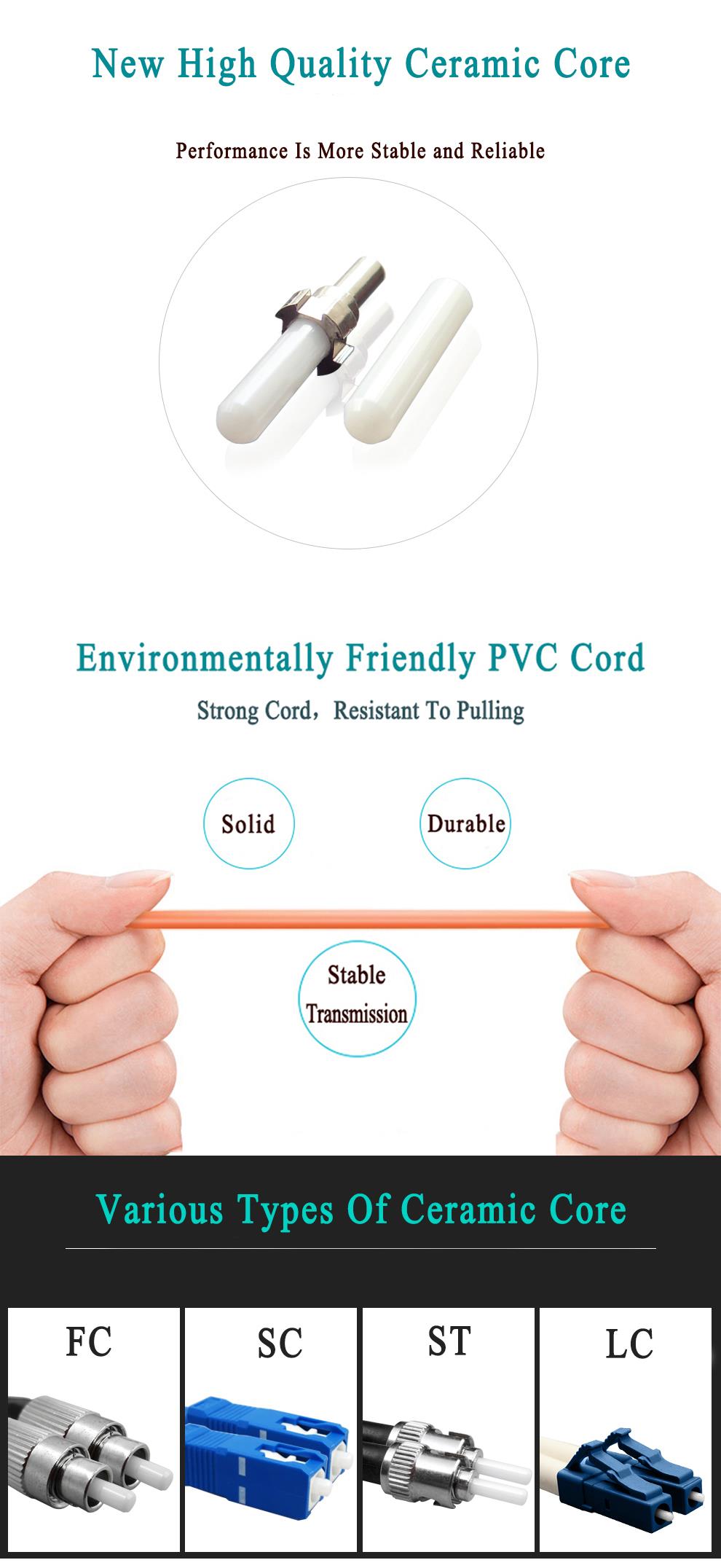 Single Mode Simplex /Duplex LC-LC Optical Fiber Patch Cords1