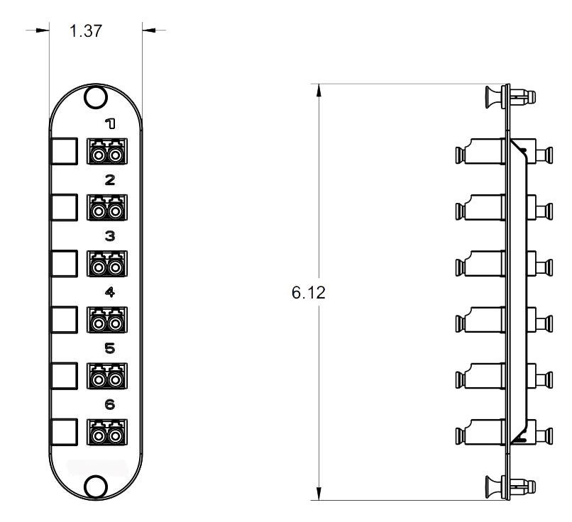corning CCH-CP12/24 LC adapter panel system05