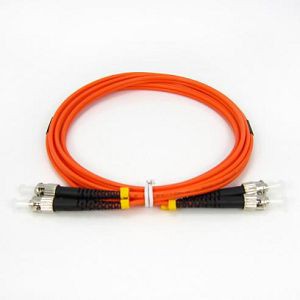 ST UPC - ST UPC 단면 또는 이중 3.0mm 2.0mm PVC LSZH OM2 다중 모드 광섬유 패치코드