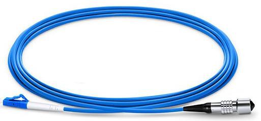 LC / SC / FC / ST 단일 모드 광섬유 패치 케이블에 IP67 까다로운 환경 방수 유형 (플러그 / 소켓) 사용자 정의