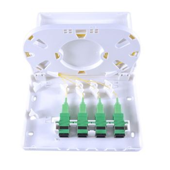 FTTH 광섬유 SC LC FC 4 포트 벽 장착형 터미널 박스 네트워크 박스